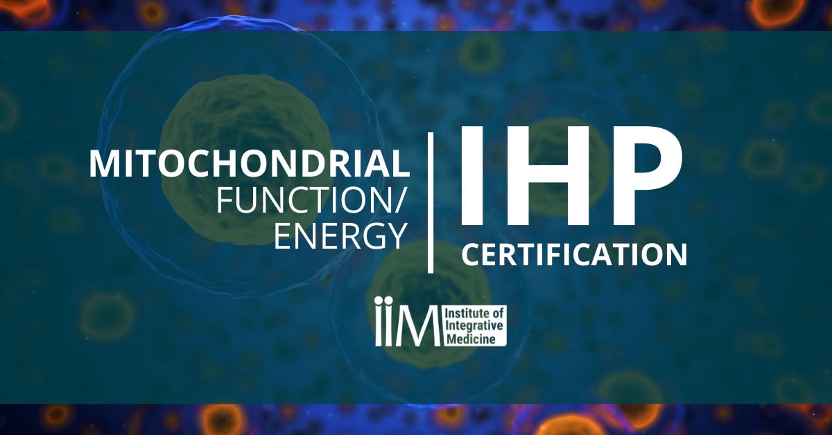 Module 8 of the Certified Preventive Medicine course teaching Mitochondrial dysfunction and what impact it has on fatigue syndromes.